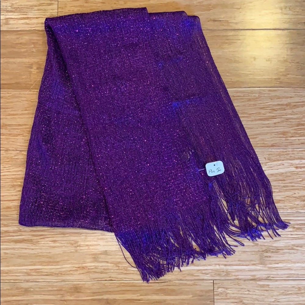 Purple scarf